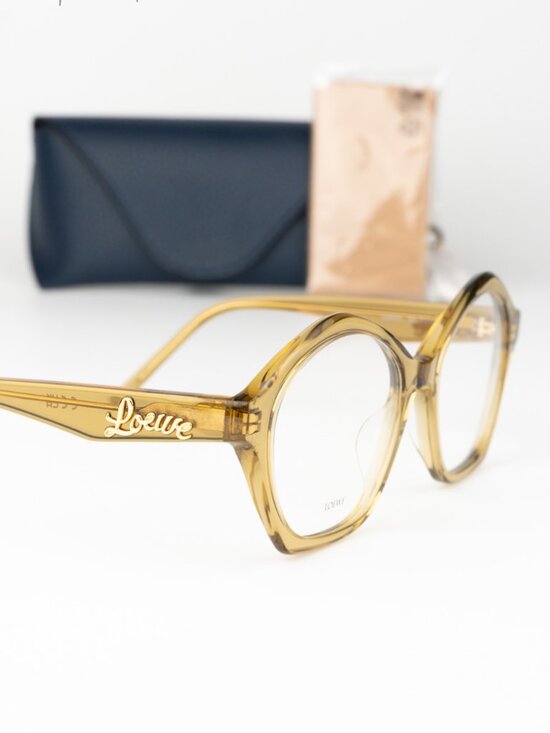 Loewe CURVY Women Eyeglasses Green Demo Butterfly LW50053I 096 NEW AUTHENTIC main image 7